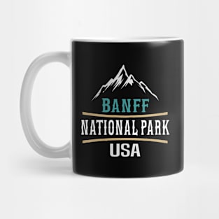 Banff National Park gift, Banff Mountains Mug